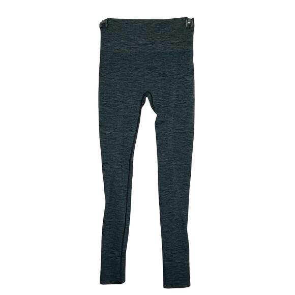 Ivy Park Heather Green Ankle Length Leggings High Waist Small /‎ Medium Sports - Picture 1 of 9